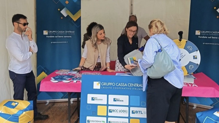 La ruota della fortuna anima lo stand del Gruppo