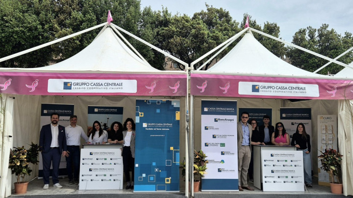 Stand Roma con colleghi banche