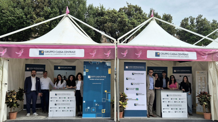 Roma - Stand con colleghi banche