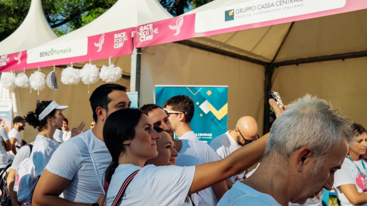 Uno scatto prima della partenza